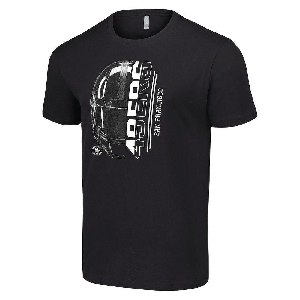 San Francisco 49ers Starter Half Helmet Logo T-Shirt - Black online