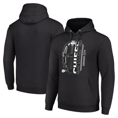 Kansas City Chiefs Starter Unisex Half Helmet Logo Pullover Hoodie - Black sale
