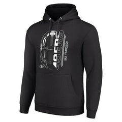 San Francisco 49ers Starter Unisex Half Helmet Logo Pullover Hoodie - Black outlet