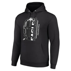 Philadelphia Eagles Starter Unisex Half Helmet Logo Pullover Hoodie - Black outlet