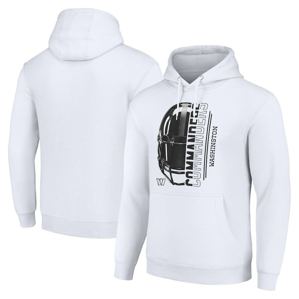 Washington Commanders Starter Unisex Half Helmet Logo Pullover Hoodie - White for sale