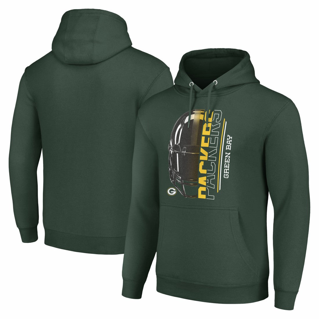 Green Bay Packers Starter Unisex Half Helmet Logo Pullover Hoodie - Green cheap