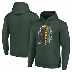 Green Bay Packers Starter Unisex Half Helmet Logo Pullover Hoodie - Green cheap