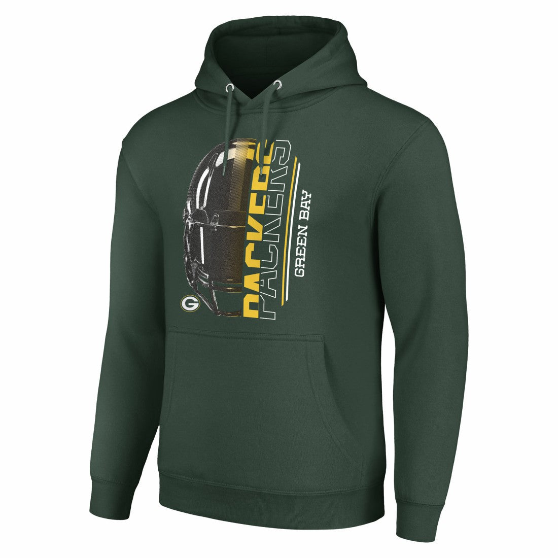 Green Bay Packers Starter Unisex Half Helmet Logo Pullover Hoodie - Green cheap