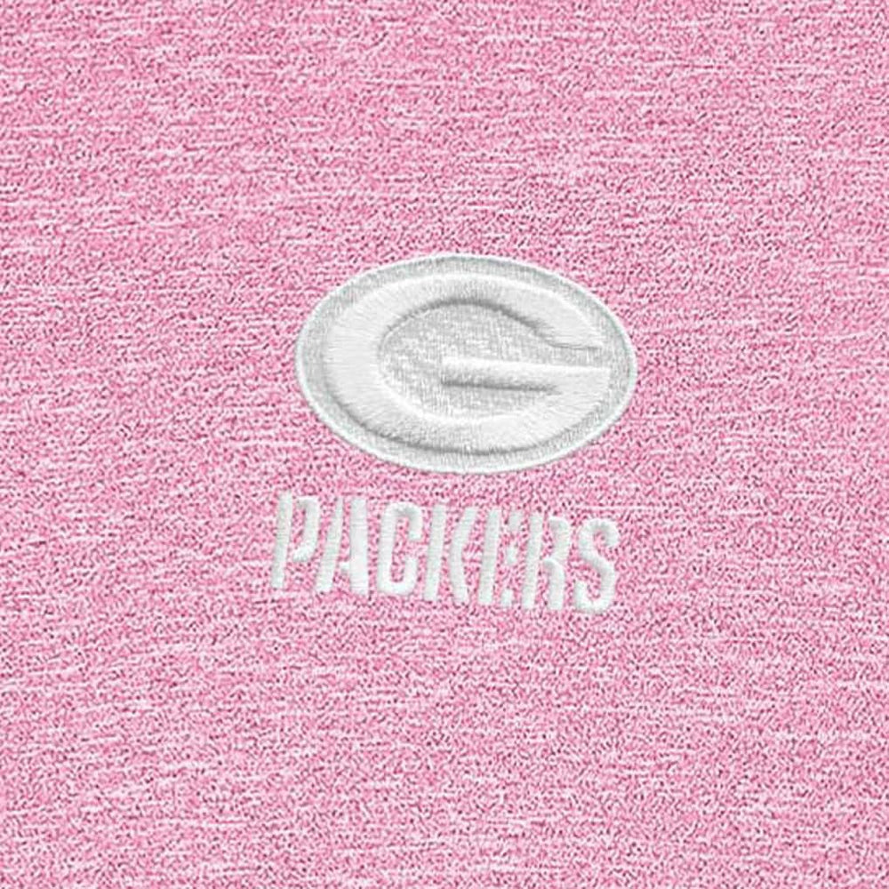 Green Bay Packers Antigua Hunk Quarter-Zip Pullover Top - Pink cheap
