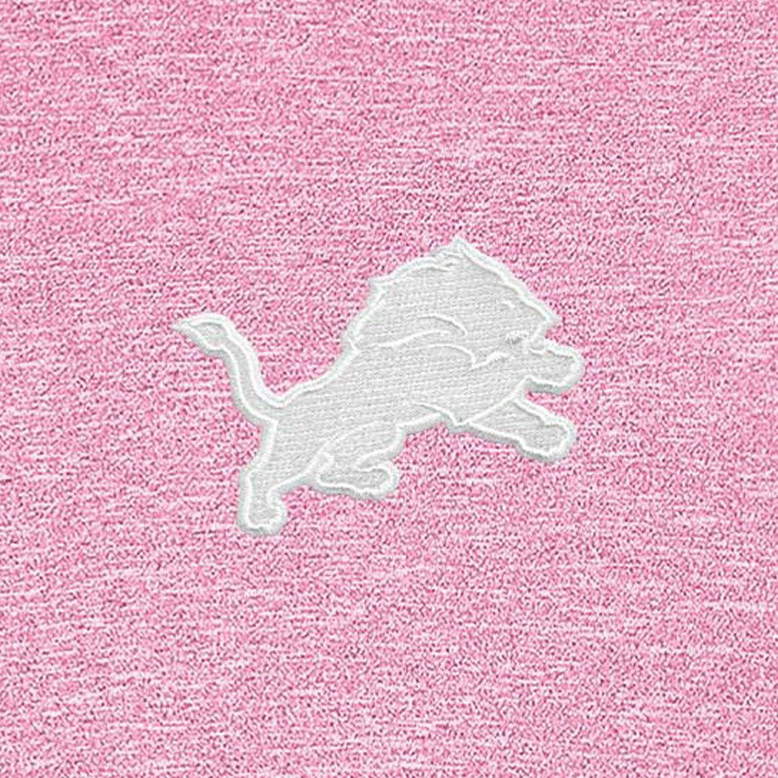 Detroit Lions Antigua Hunk Quarter-Zip Pullover Top - Pink for sale