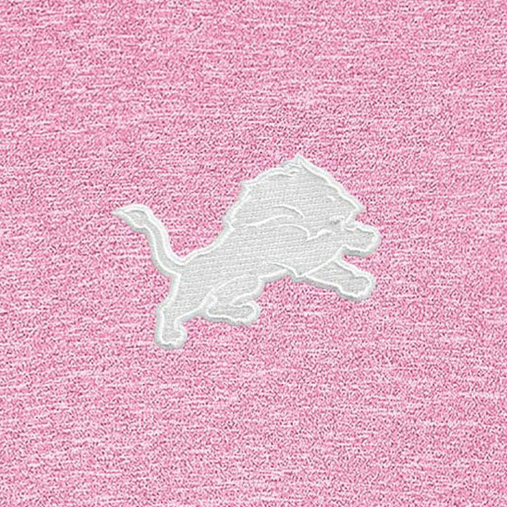 Detroit Lions Antigua Hunk Quarter-Zip Pullover Top - Pink for sale