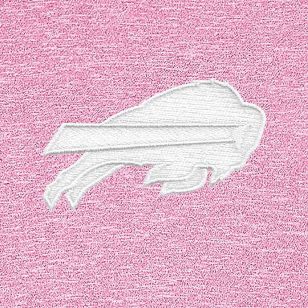 Buffalo Bills Antigua Hunk Quarter-Zip Pullover Top - Pink on sale