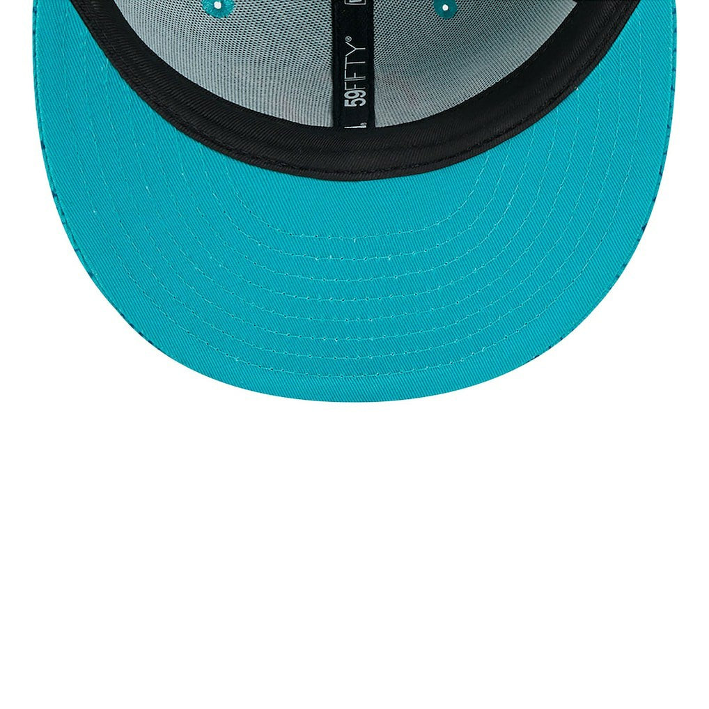 Miami Dolphins New Era 2024 Sideline 59FIFTY Fitted Hat - Aqua on sale