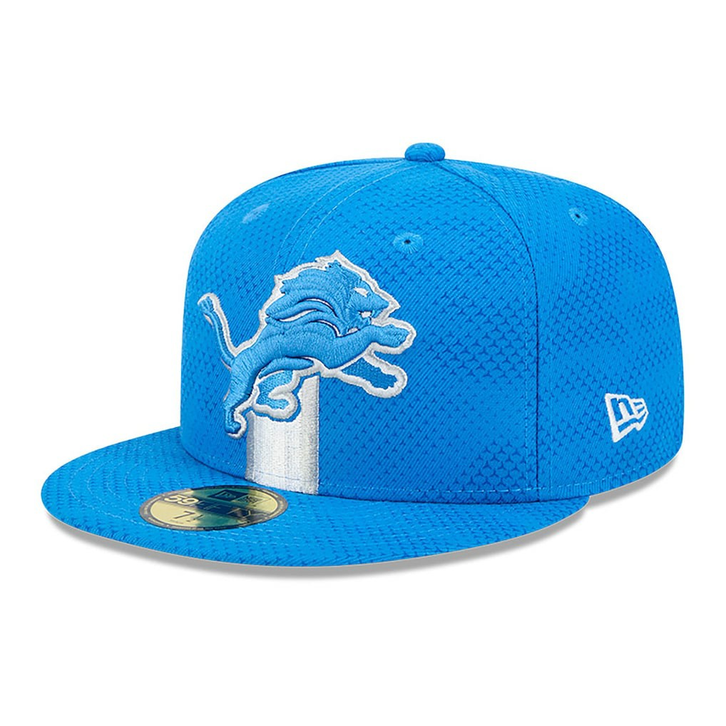Detroit Lions New Era 2024 Sideline 59FIFTY Fitted Hat - Blue discount