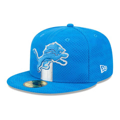 Detroit Lions New Era 2024 Sideline 59FIFTY Fitted Hat - Blue discount