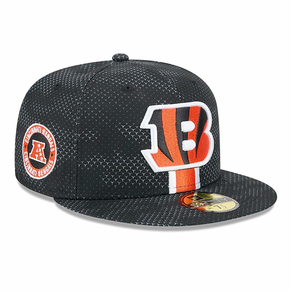 Cincinnati Bengals New Era 2024 Sideline 59FIFTY Fitted Hat - Black for sale