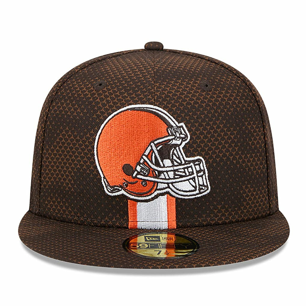 Cleveland Browns New Era 2024 Sideline 59FIFTY Fitted Hat - Brown discount