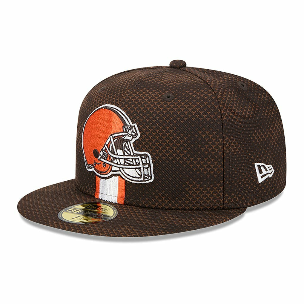 Cleveland Browns New Era 2024 Sideline 59FIFTY Fitted Hat - Brown discount