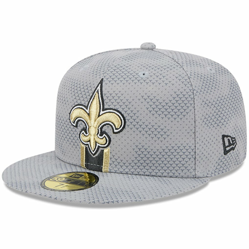 New Orleans Saints New Era 2024 Sideline 59FIFTY Fitted Hat - Gray discount