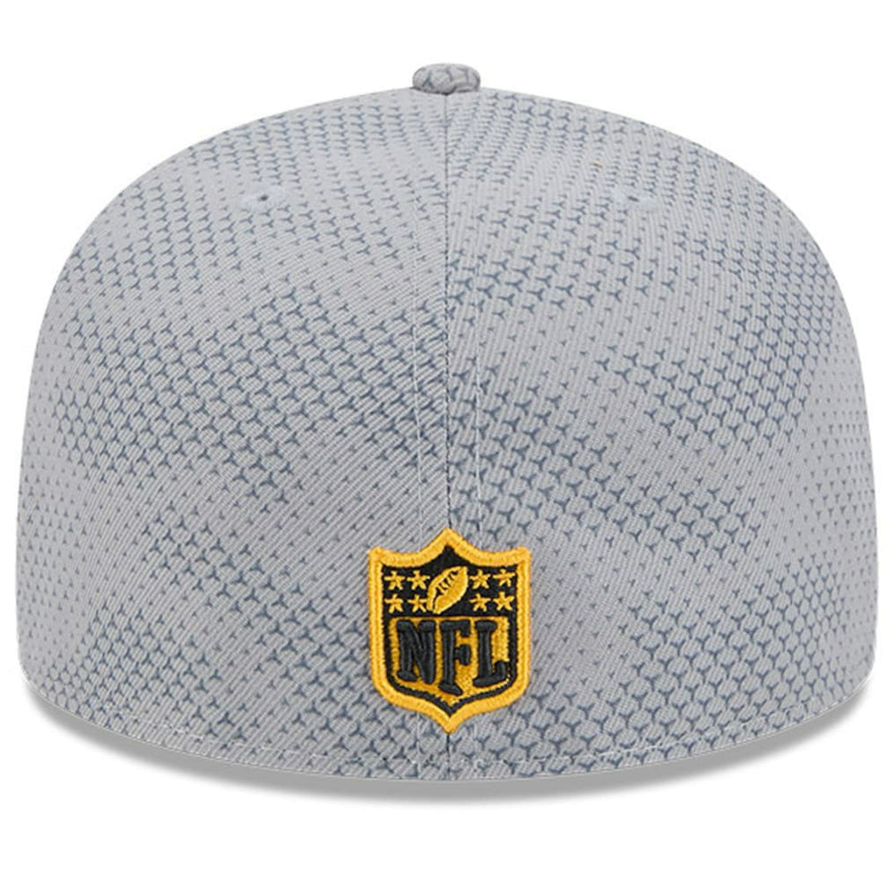 Pittsburgh Steelers New Era 2024 Sideline 59FIFTY Fitted Hat - Gray on sale