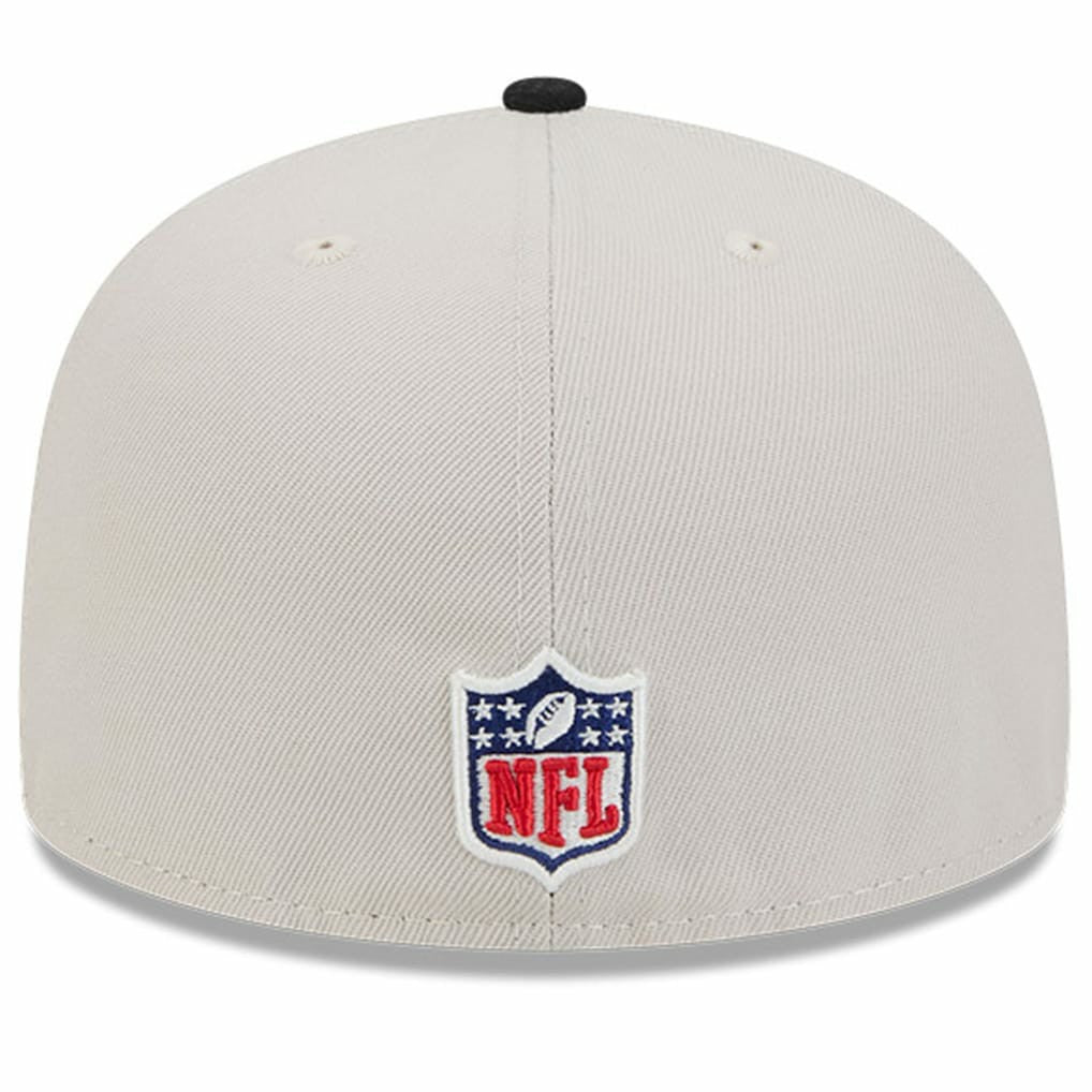 New Orleans Saints New Era 2024 Sideline Historic 59FIFTY Fitted Hat - Stone/Black cheap