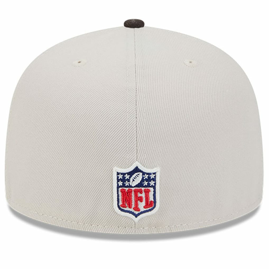 Cleveland Browns New Era 2024 Sideline Historic 59FIFTY Fitted Hat - Stone/Brown discount