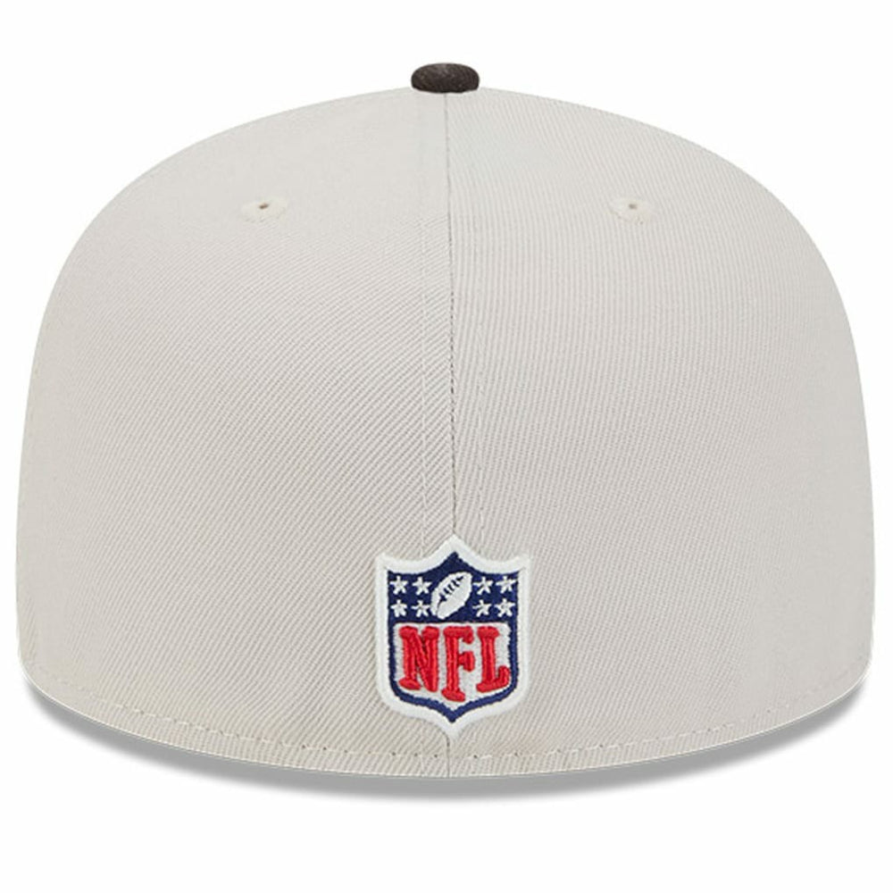 Cleveland Browns New Era 2024 Sideline Historic 59FIFTY Fitted Hat - Stone/Brown discount