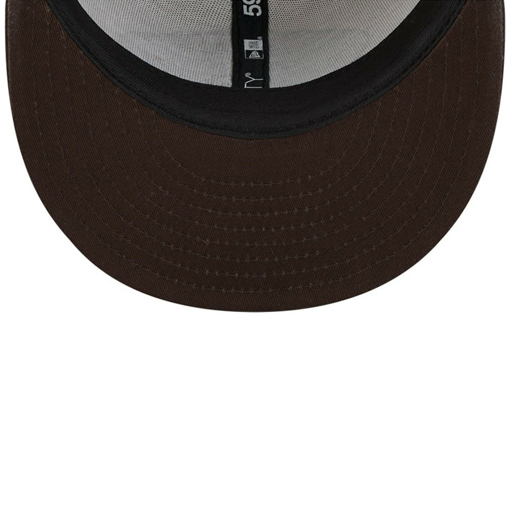 Cleveland Browns New Era 2024 Sideline Historic 59FIFTY Fitted Hat - Stone/Brown discount