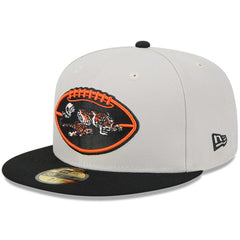 Cincinnati Bengals New Era 2024 Sideline Historic 59FIFTY Fitted Hat - Stone/Black online