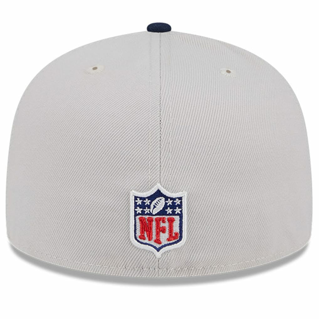 Dallas Cowboys New Era 2024 Sideline Historic 59FIFTY Fitted Hat - Stone/Navy outlet