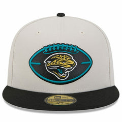 Jacksonville Jaguars New Era 2024 Sideline Historic 59FIFTY Fitted Hat - Stone/Black outlet