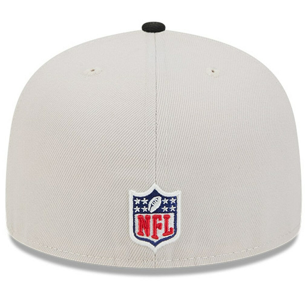 Jacksonville Jaguars New Era 2024 Sideline Historic 59FIFTY Fitted Hat - Stone/Black outlet