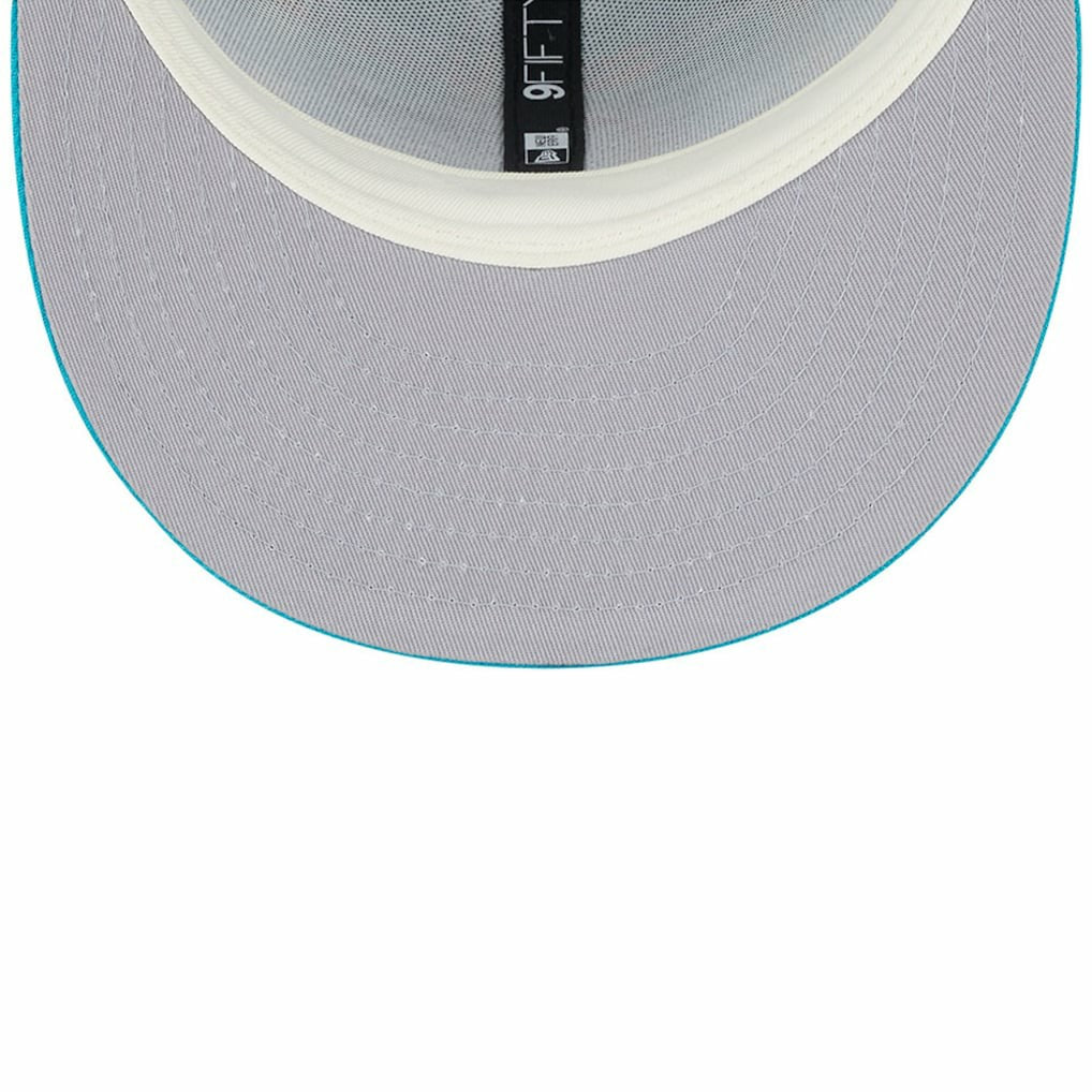 Miami Dolphins New Era 2024 Sideline Statement 9FIFTY Snapback Hat - Aqua on sale