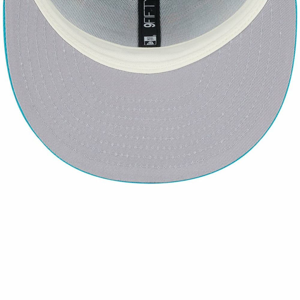 Miami Dolphins New Era 2024 Sideline Statement 9FIFTY Snapback Hat - Aqua on sale