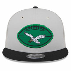 Philadelphia Eagles New Era 2024 Sideline Historic 9FIFTY Snapback Hat - Stone/Black on sale
