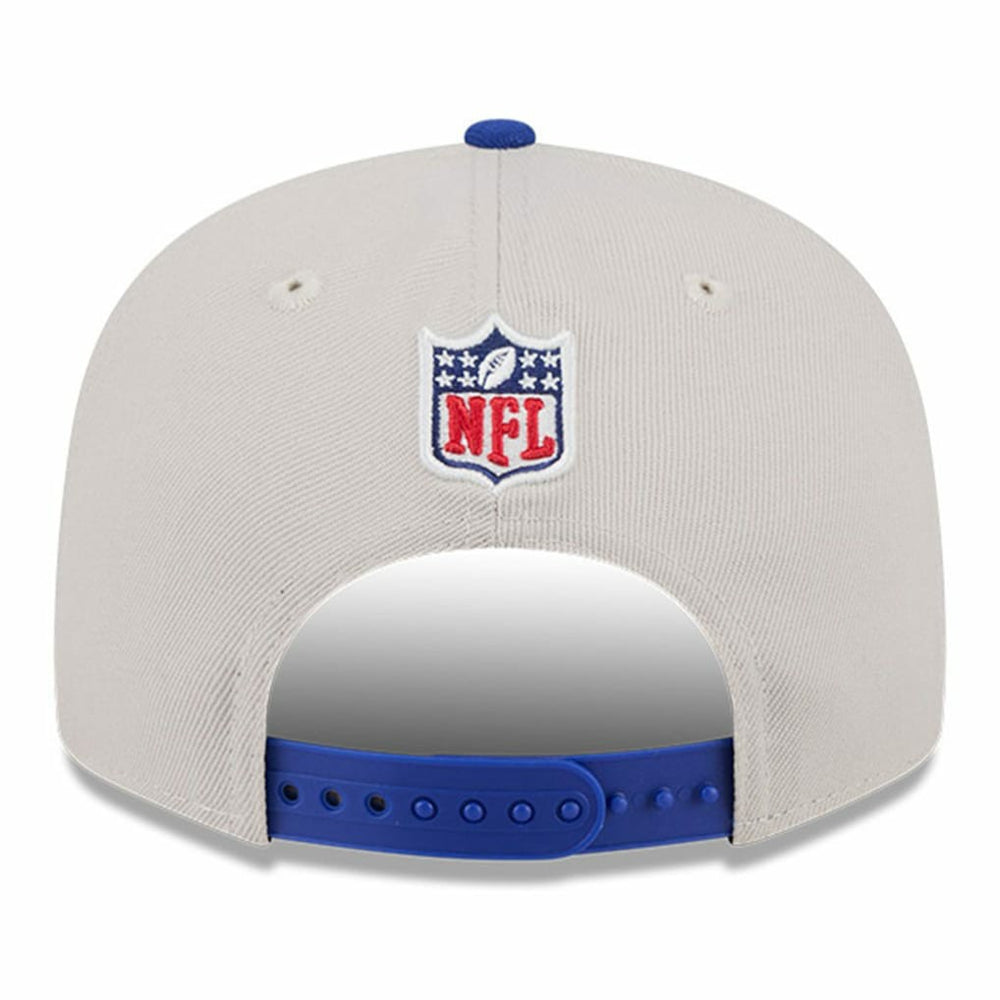 Buffalo Bills New Era 2024 Sideline Historic 9FIFTY Snapback Hat - Stone/Royal discount