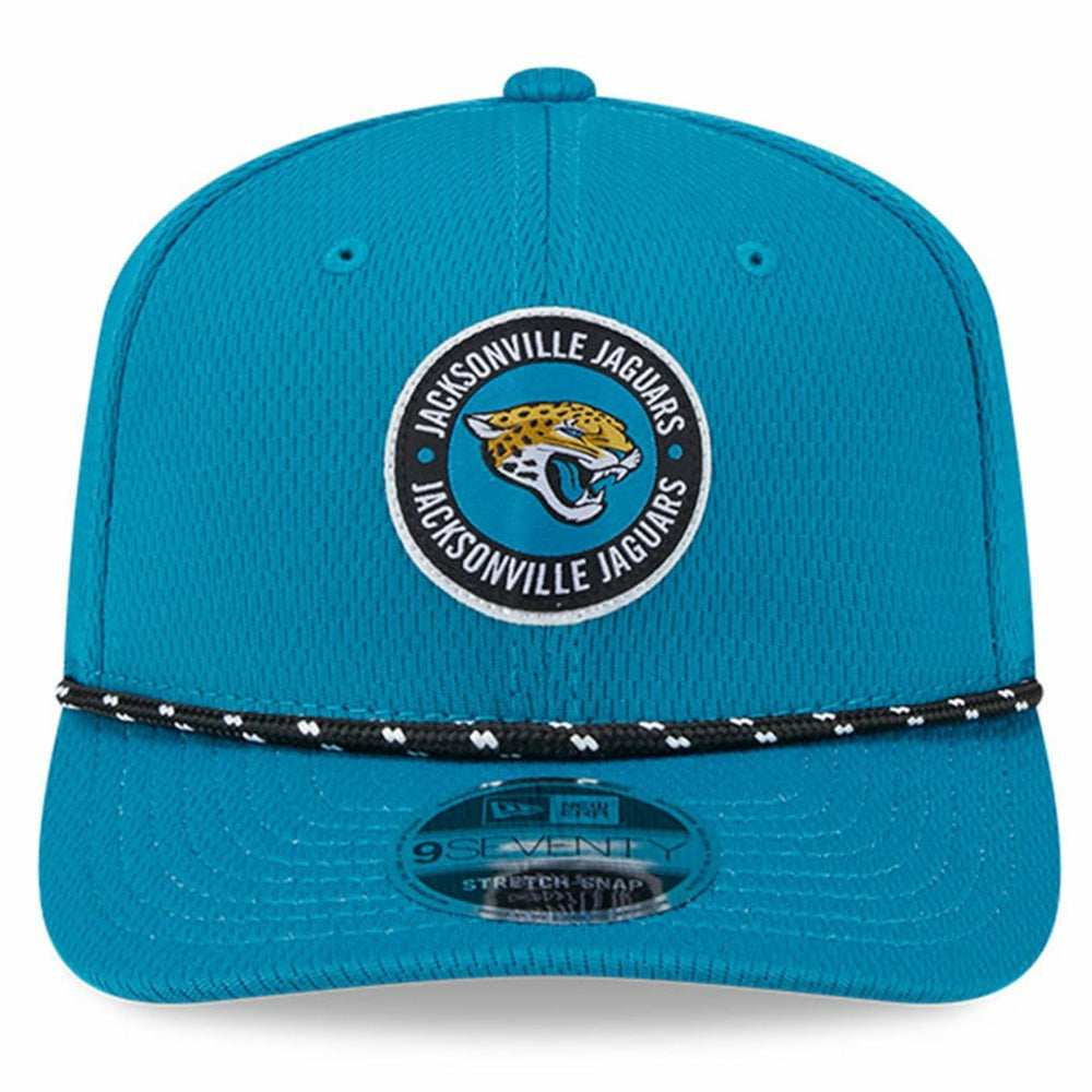 Jacksonville Jaguars New Era 2024 Sideline 9SEVENTY Stretch-Snap Hat - Teal for sale