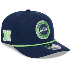 Seattle Seahawks New Era 2024 Sideline 9SEVENTY Stretch-Snap Hat - College Navy on sale