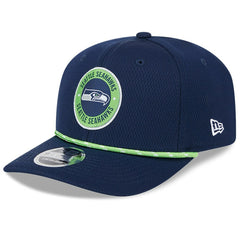 Seattle Seahawks New Era 2024 Sideline 9SEVENTY Stretch-Snap Hat - College Navy on sale