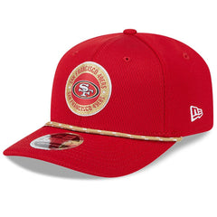 San Francisco 49ers New Era 2024 Sideline 9SEVENTY Stretch-Snap Hat - Scarlet for sale