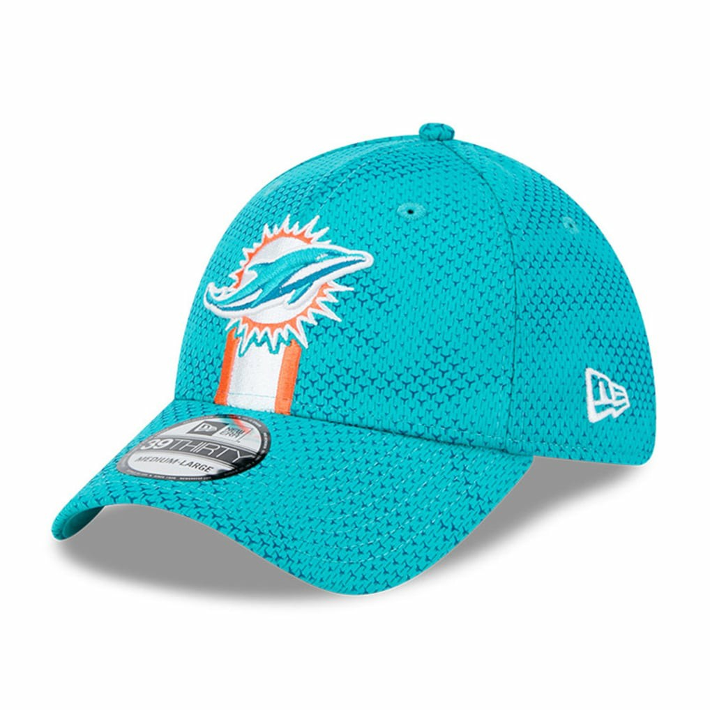 Miami Dolphins New Era 2024 Sideline 39THIRTY Flex Hat - Aqua discount