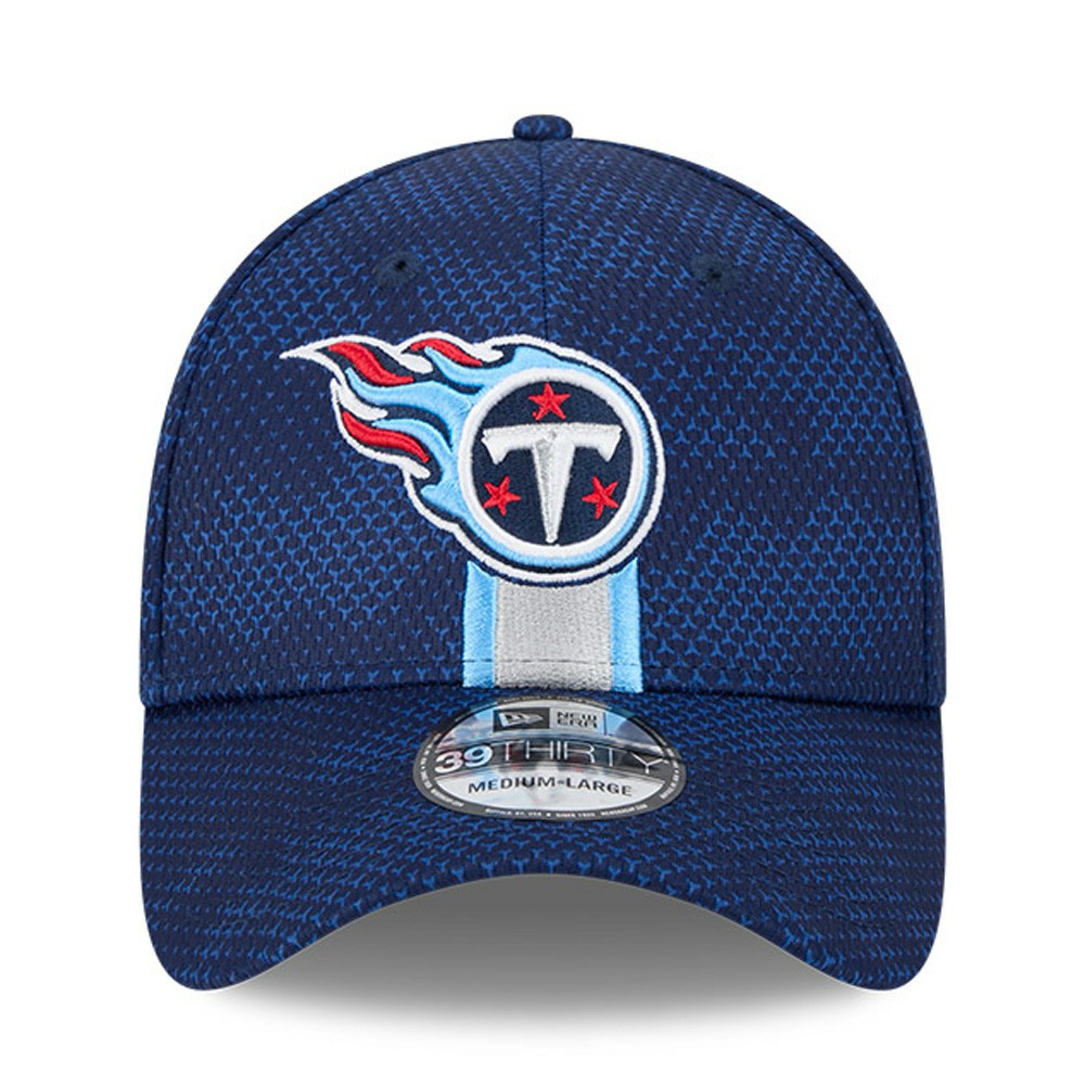 Tennessee Titans New Era 2024 Sideline 39THIRTY Flex Hat - Navy cheap