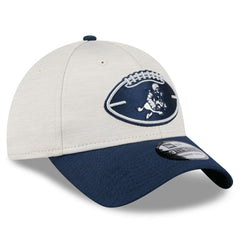 Dallas Cowboys New Era 2024 Sideline Historic 39THIRTY Flex Hat - Stone/Navy sale