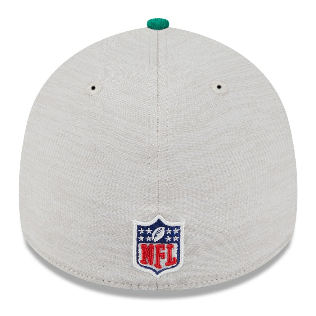Philadelphia Eagles New Era 2024 Sideline Historic 39THIRTY Flex Hat - Stone/Midnight Green outlet