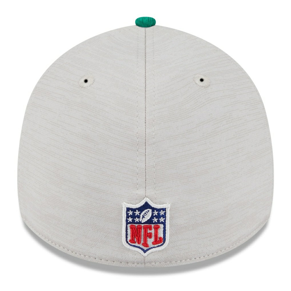Philadelphia Eagles New Era 2024 Sideline Historic 39THIRTY Flex Hat - Stone/Midnight Green outlet