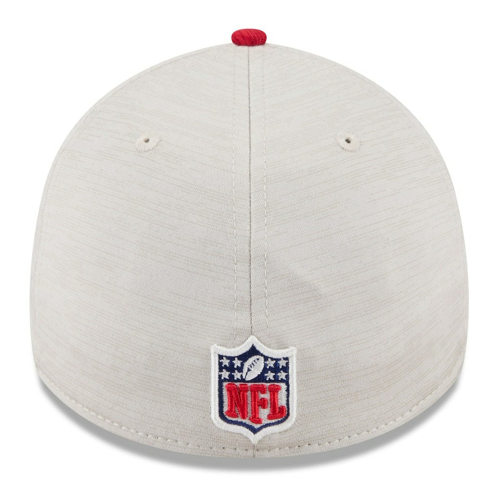 San Francisco 49ers New Era 2024 Sideline Historic 39THIRTY Flex Hat - Stone/Scarlet sale