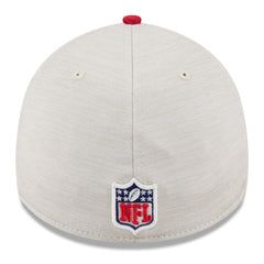 San Francisco 49ers New Era 2024 Sideline Historic 39THIRTY Flex Hat - Stone/Scarlet sale