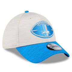 Detroit Lions New Era 2024 Sideline Historic 39THIRTY Flex Hat - Stone/Blue outlet