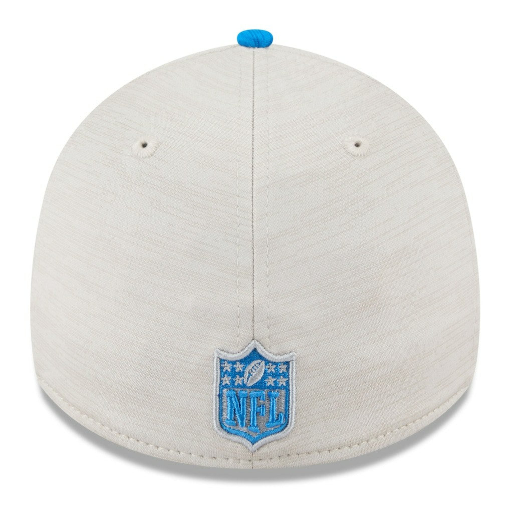 Detroit Lions New Era 2024 Sideline Historic 39THIRTY Flex Hat - Stone/Blue outlet