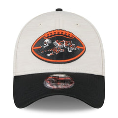 Cincinnati Bengals New Era 2024 Sideline Historic 39THIRTY Flex Hat - Stone/Black cheap