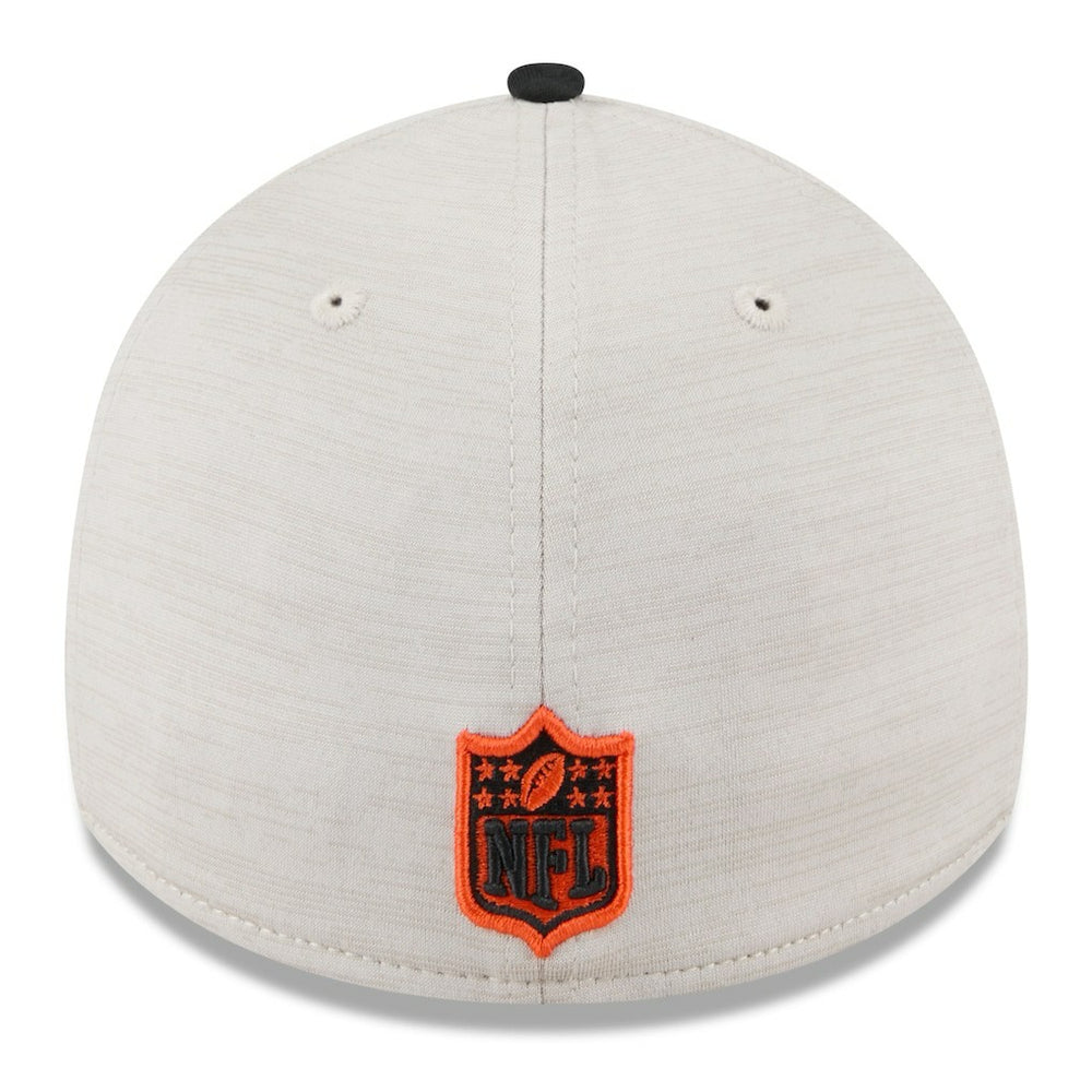 Cincinnati Bengals New Era 2024 Sideline Historic 39THIRTY Flex Hat - Stone/Black cheap