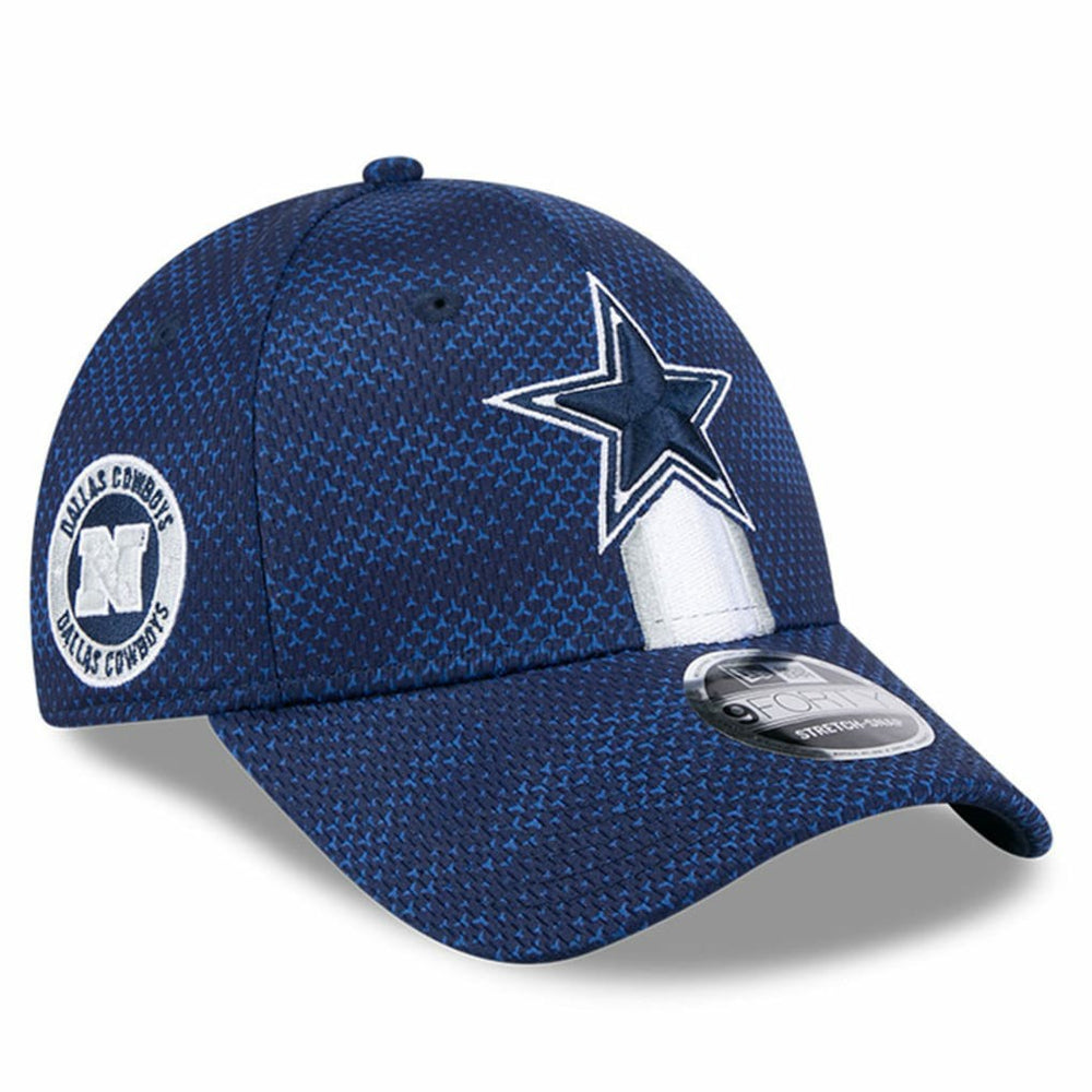 Dallas Cowboys New Era 2024 Sideline 9FORTY Stretch-Snap Hat - Navy discount