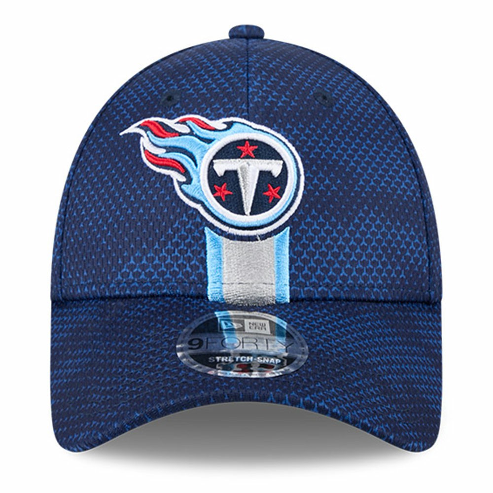 Tennessee Titans New Era 2024 Sideline 9FORTY Stretch-Snap Hat - Navy cheap