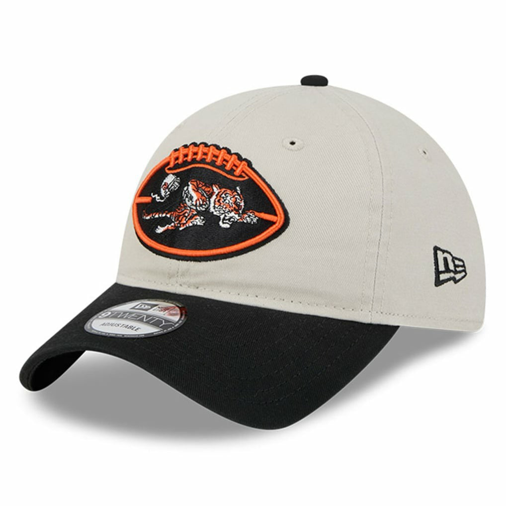 Cincinnati Bengals New Era 2024 Sideline Historic 9TWENTY Adjustable Hat - Stone/Black for sale